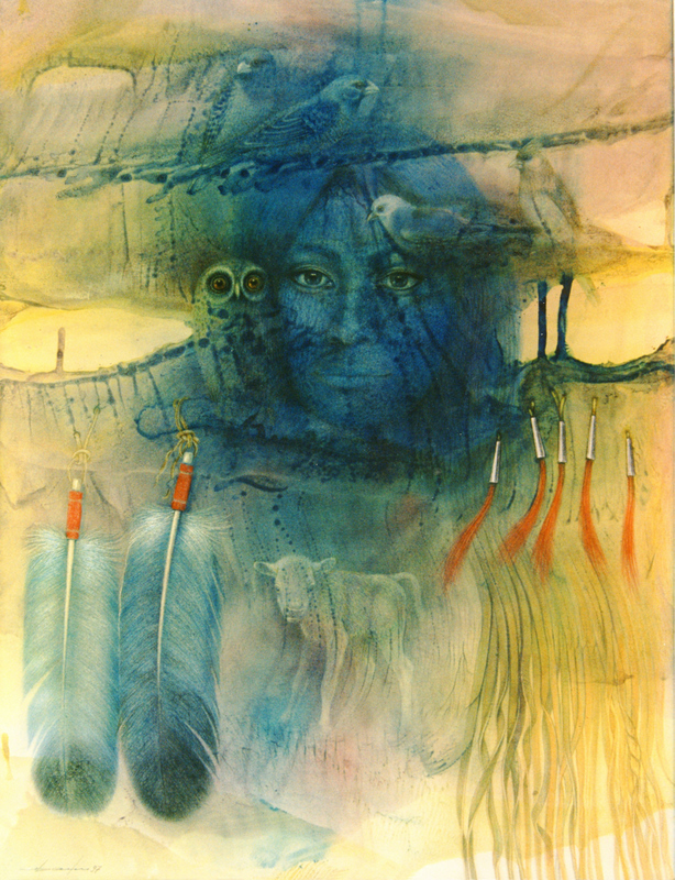 Begegnung mit der Weißen Bueffelkalb-Frau 1997